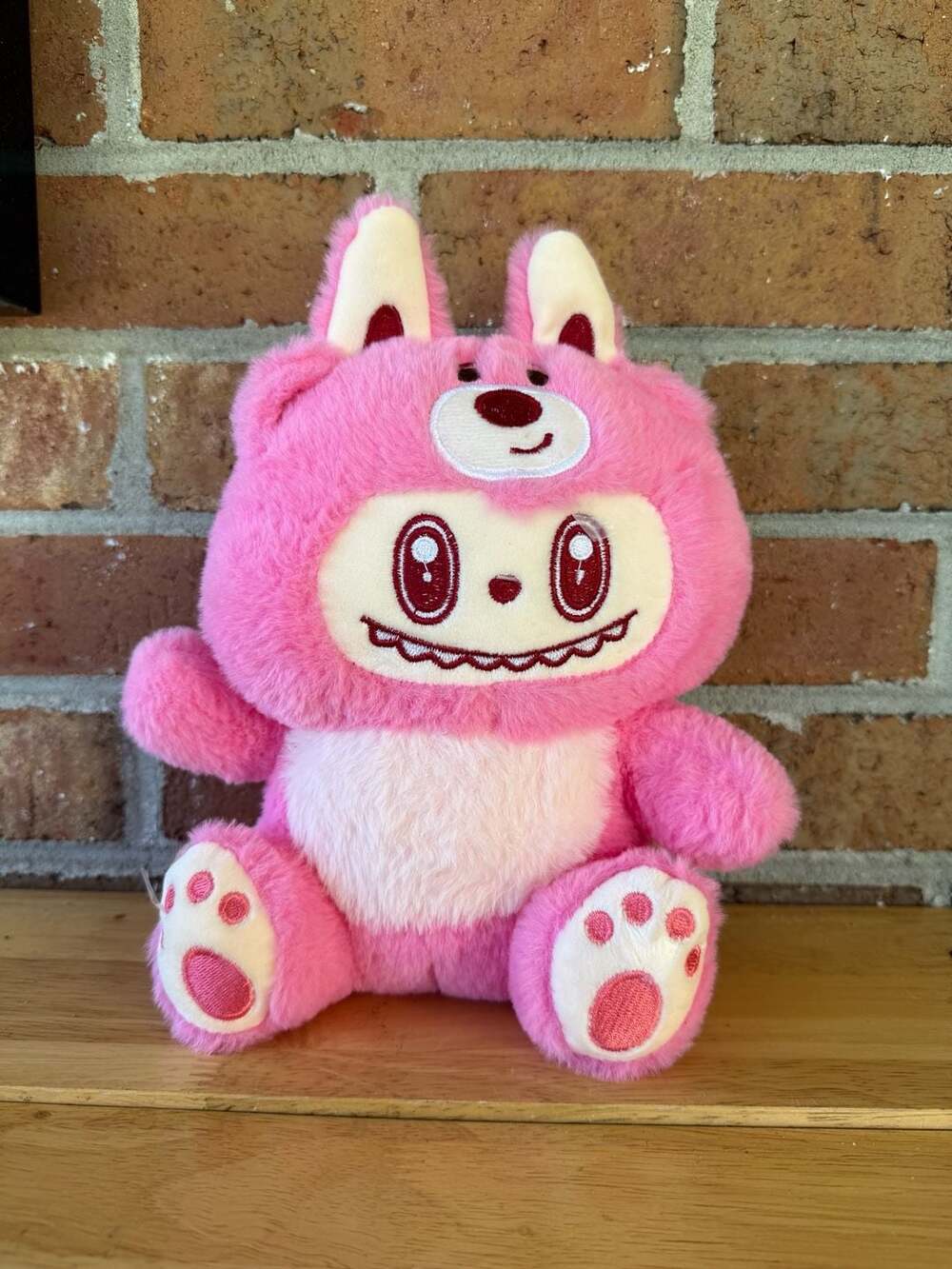 Mochi Monster Pink Plush Toy Kawaii Collectible Stuffed Animal